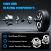 2pcs Front Bearing Hub Assembly Fit for 2017-2018 Nissan Qashqai,