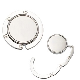 Handbag Hooks for Tables Folding Purse Hook Hangers - Portable Table Bag Holders for Restaurant Bar, Silvery, ordinary