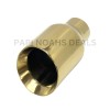PAPI NOAHS DEALS GOLD 2.5" Inlet 4" Outlet 7" Long