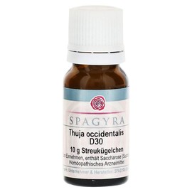 THUJA OCCIDENTALIS D 30 Globules 10 g