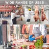 BOLEXION White Poly Bone Dust Scraper, Meat & Fish Scraper,
