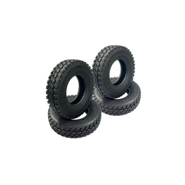 BT-T01F4-U All Train Tire Set for Tamiya 1/14 Trailer Trucks,