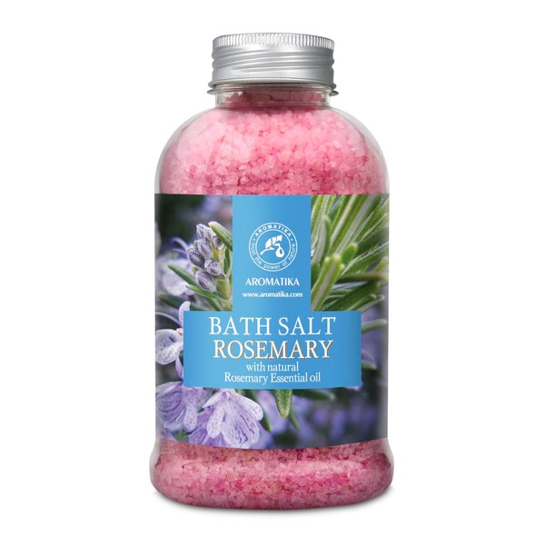Rosemary Bath Salt 600g with Natural Rosemary Essential Oil - Bath Salts - Body Care - Best for Good Sleep - Beauty - Bathing - Body Care - Wellness - Relax - Aromatherapy - Spa