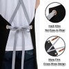 Canvas Apron with 3 Pockets, Cleaning Supplies Chefs Apron Cross