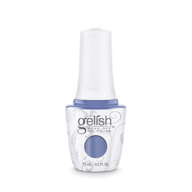 Gelish 15ml Collection (Up In The Blue) Light Blue Gel Nail Polish, Blue Nail Polish, Metallic Blue Nail Gel Polish, .5 ounce