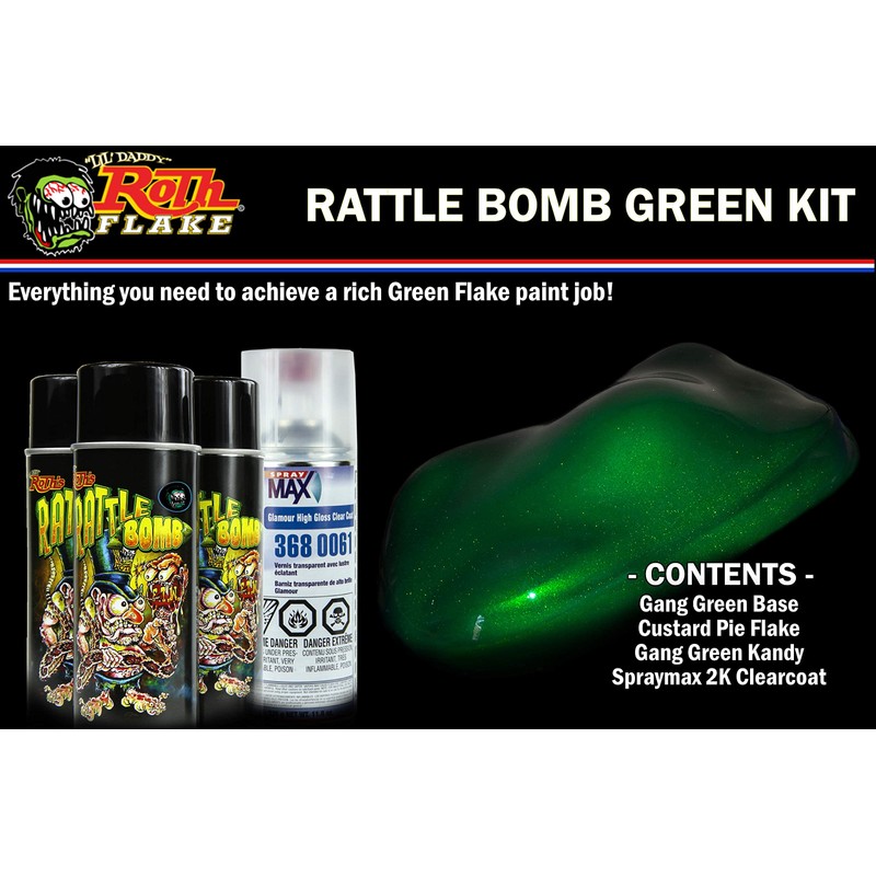 Lil Daddy Roth Rattle Bomb Kit - Green Kit -