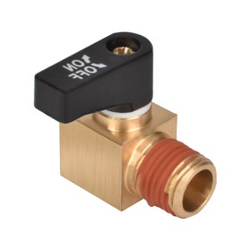 1 Piece Air Compressor Valve NPT Male x NPT Female Ball Type Drain Valve Mini Brass Ball Valve for Air Compressor