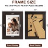 FinalFind 4x6 Picture Frame with Mat for 3.5x5, Set of