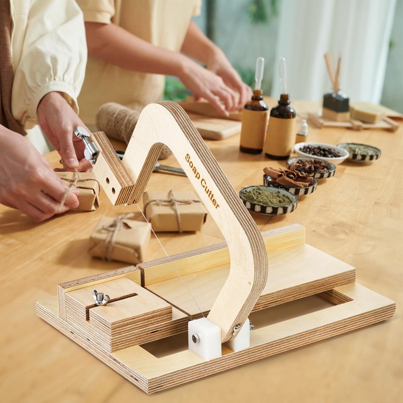 Coloch Wood Soap Cutter, Adjustable Soap Cutting Tool Single Wire