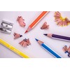 Eziglide Jumbo TriGrip Colouring Pencils, Box of 48 Triangular Pencils,