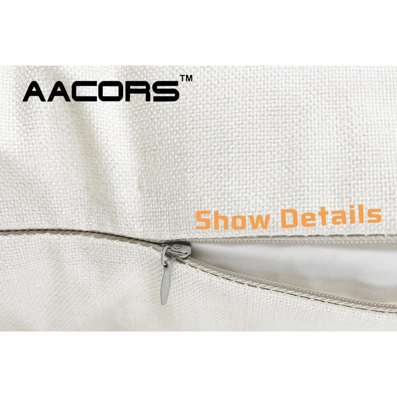 AACORS Summer Pillow Cover 12x20 Inch Flip Flops Decor Tropical