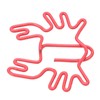 100Pcs Kids Paper Clips Crab Style Metal Exquisite Color Wide