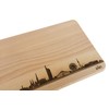 Brotzeitbrett Wien Skyline | Beech Breakfast Board | Wooden Chopping