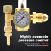 CGA-580 Argon CO2 MIG Welding Regulator 0-60 CFH Flow Meter