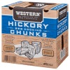 Western 500 CU IN Hickory Chunk Box CS Smoking Wood
