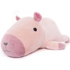 Kawaii Plush Pink Capybara Pillow – Soft Cuddly Stuffed Animal,
