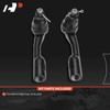 A-Premium 2 x Front Outer Tie Rod Ends, Compatible with