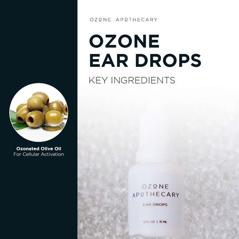 Ozone Apothecary Organic Ear Drops | Ozone Oil Infused Ear