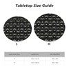 Yaateeh Deaths Head Moth Round Waterproof Table Cover Elastic Edged