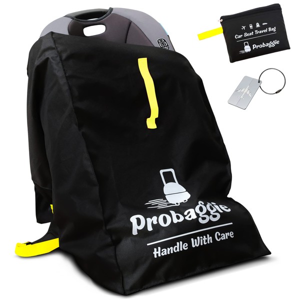 Car Seat Travel Bag for Airplane - Foldable Gate Check