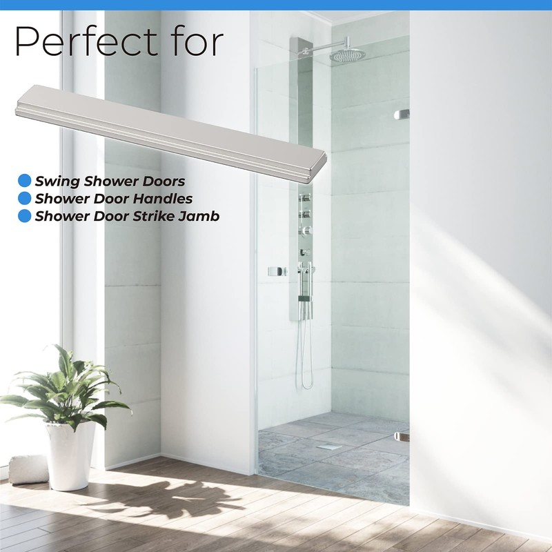 Shower Door Magnet - 2-1/2" Long Glass Shower Door Magnet
