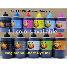 Unbranded/Generic 11 - 250 ml each dye ink for all E wide format printers 11 colors available