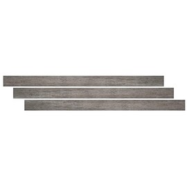 MSI 0.63 in. x 94 in. x 0.75MM Luxury Vinyl Flooring Quarter Round Molding Trims, Waterproof Quarter Round Molding, Use with Rutledge Collection, 7.9 Linear feet, Gray-Dark