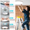 libtit 3 Pack 13 Inch LED Flush Mount Ceiling Light,