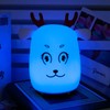 Innovative Cute Deer shaped Silicone Night Light USB Rechargeable Pat