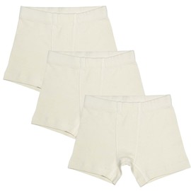 ORGANICKID Boys 100% Organic 100% Cotton Underwear GOTS Certified Kids Toddler Boxer Briefs Pack of 3