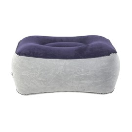 Travel Footrest Pillow, Inflatable Footrest Cushion, Inflatable Leg Cushion, Inflatable Height Adjustable, Cushion for Airplanes, Cars, Trains, Reduce Swelling, Improve