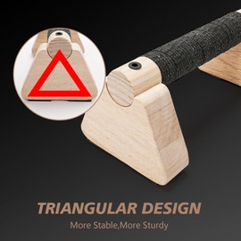 Rolitwils Parallettes Bars - Wooden Calisthenics Equipment for Handstand Training, Push Up Bars & Calisthenics Bar - Handstand Blocks and Pushup Handles for Men