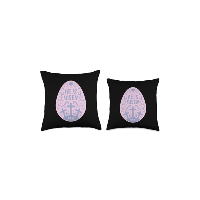 He is Risen Easter Egg - Jesus Christ Resurrection Throw