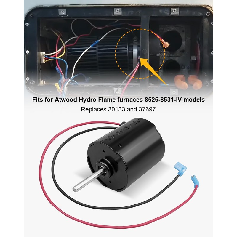 Furnace Heater Blower Motor Compatible with Atwood 37697 30133 8525
