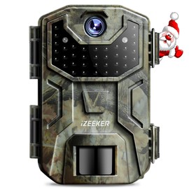 iZEEKER Wildlife Camera 32MP HD Wildlife Camera with 940nm No Glow Infrared LEDs, Wildlife Camera with Motion Sensor Night Vision IP66 Waterproof for Animal Watching Home Security
