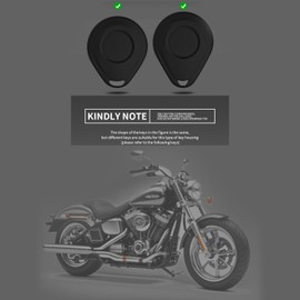 MugiVSE Metal Key Cover for Harley Davidson Alloy Armor TPU Cover,Keyless remote control, Stars & Stripes. Application multiple Harley models: Fatboy, Heritage, Classic, etc. up to Sportster