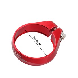 HOUSON Bicycle Seatpost Clamp Made of 7075 Aluminum Alloy - Universal Seatpost Clamp for Mountain Bikes/Road Bikes (34.9mm) - Lightweight & Rustproof