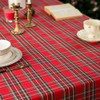 Christmas Check Tablecloth Tablecloth Emotional Camping Home Party Table Cover,