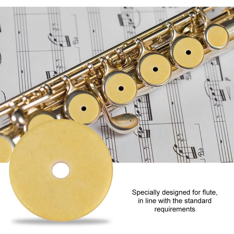 Jiayouy Pack of 16 Flute Pads Repair Kit Flutes Replacement