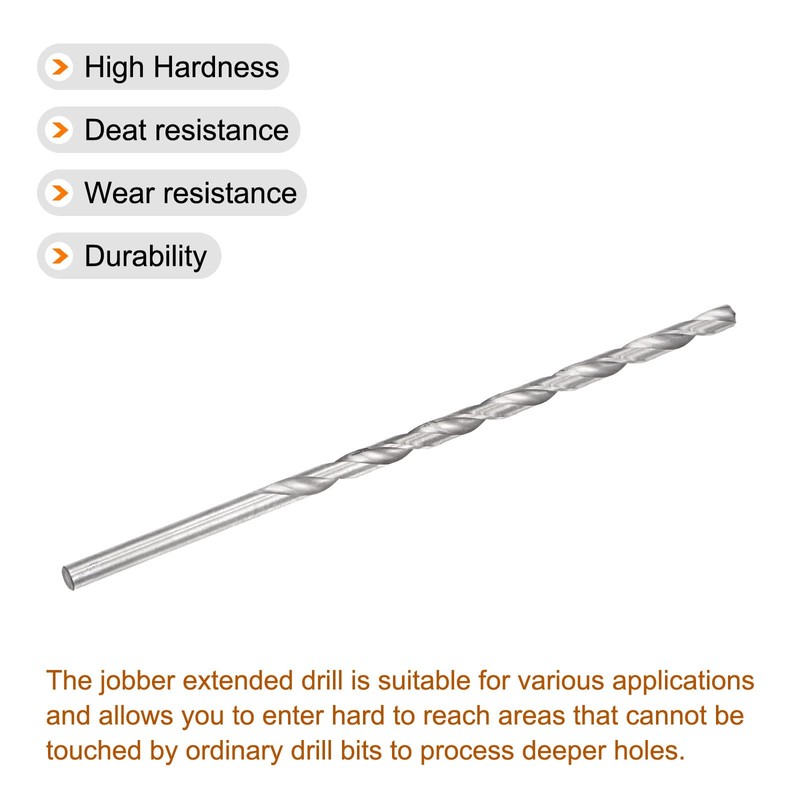 sourcing map 1 Piece Twist Drill Bit High-Speed Steel Extra