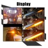 PUNKZZ Direccionales Led Moto Secuencial Indicador Intermitente 4pz