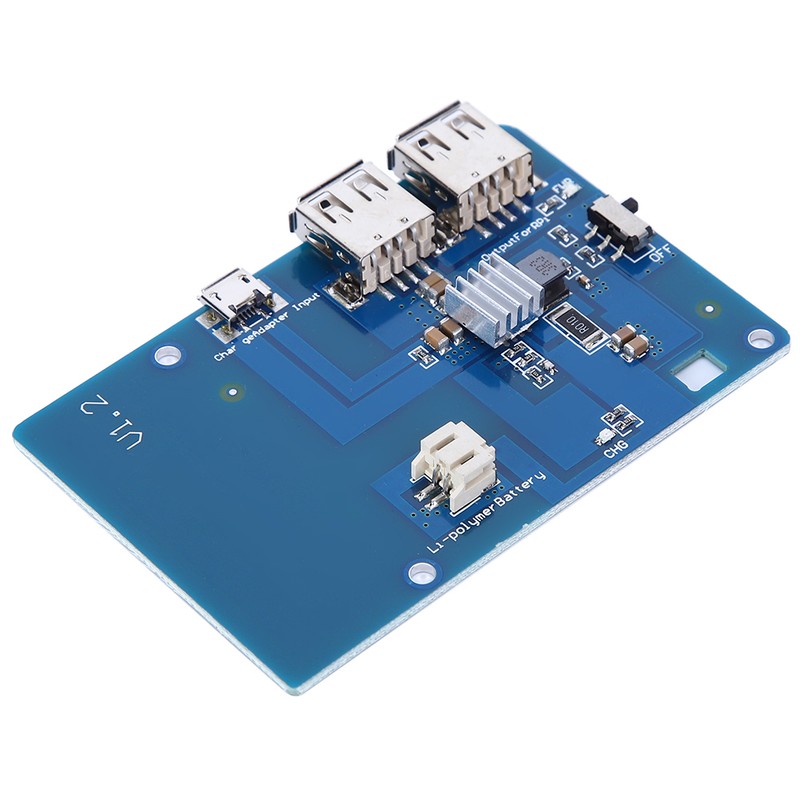 UPS Lipo Battery Expansion Board Independent Field Power Supply Dual