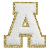 Letter Patches Iron on 3Pcs Chenille Letters for Jackets 3.2inch