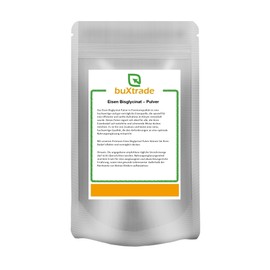 500 g | Eisen Bisglycinat Pulver | Nahrungsergänzungsmittel | Pulver | Eisen | Buxtrade