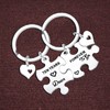 Nfyxcaz Ten Years Down Forever to Go Couples Keyring 10