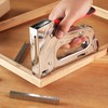 Arrow T55BL Staple Gun Kit, Heavy Duty Manual Stapler with