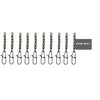 Set: 2 packs (10 pieces in total) Behr 5-fold swivel