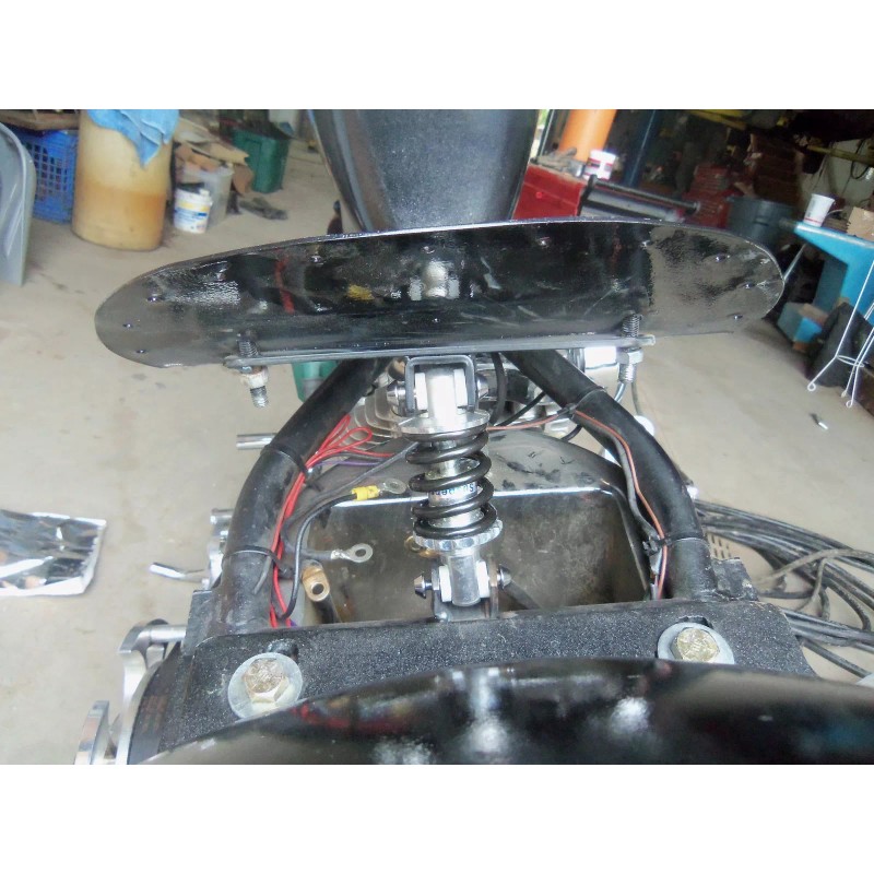 Mid USA CHOPPER HARDTAIL BOBBER SOLO SEAT MINI SHOCK 4"