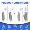 Yzwuyou 4PCS Cutlery for Arthritic Hands, 42°Angled Disabled Cutlery for
