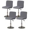 Gollense Bar Stool Covers Set of 4 Stretch Pub Counter
